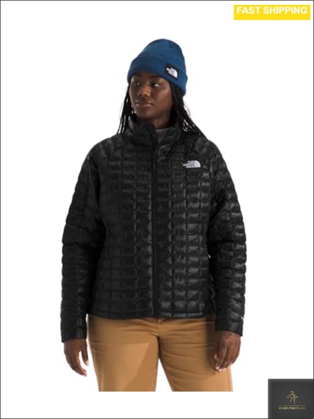Thermoball Insulated Jacket Quilted Women's Ski Snowboard Winter Coat